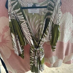 Lexbreezy Romper with tie string belt